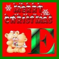 Christmas alphabet graphics