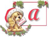 Christmas alphabet graphics