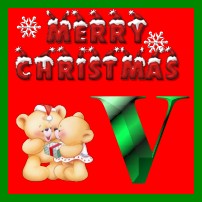 Christmas alphabet graphics