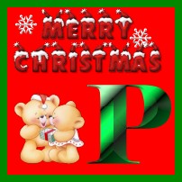 Christmas alphabet graphics