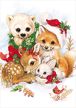 Christmas animals graphics