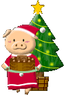 Christmas animals graphics