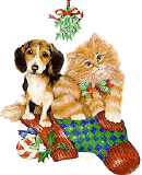 Christmas animals graphics