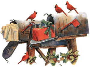 Christmas birds graphics
