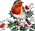 Christmas birds graphics