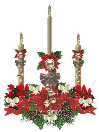 Christmas candles graphics