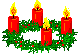 Christmas candles graphics