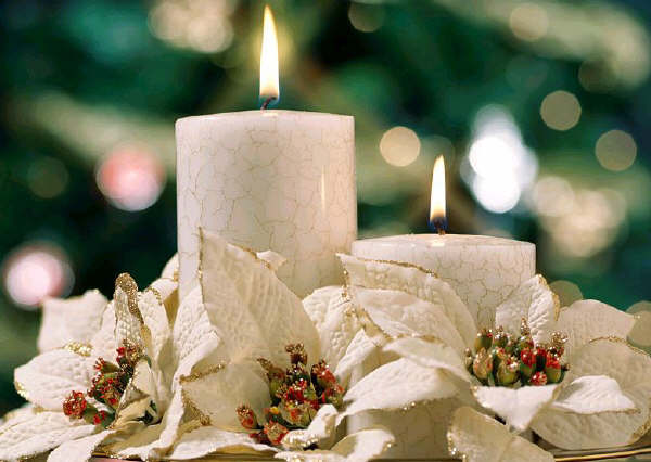 Christmas candles graphics