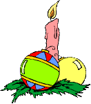 Christmas candles graphics