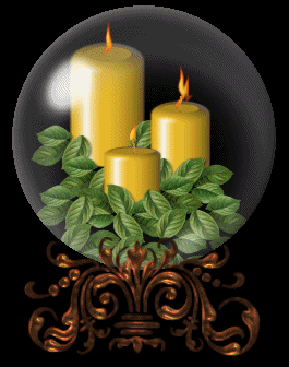 Christmas candles graphics