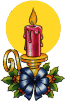 Christmas candles graphics