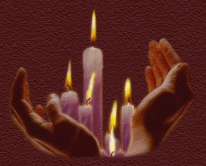 Christmas candles graphics