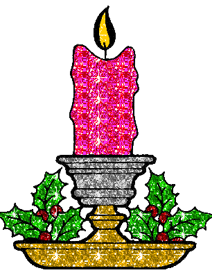 Christmas candles graphics