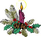 Christmas candles graphics