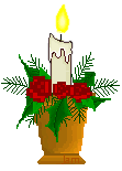 Christmas candles graphics