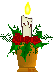 Christmas candles graphics