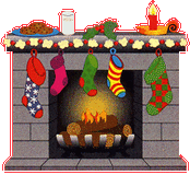 Christmas fireplace graphics