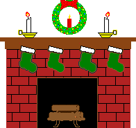 Christmas fireplace graphics
