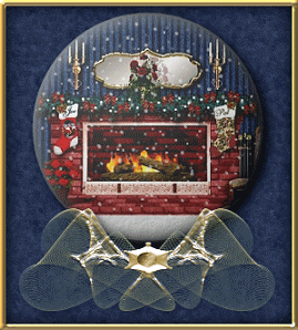 Christmas fireplace graphics