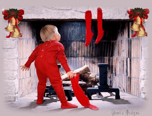 Christmas fireplace graphics