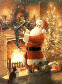 Christmas fireplace graphics