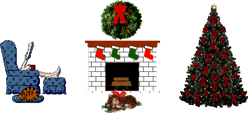 Christmas fireplace graphics