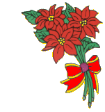 Christmas flowers graphics