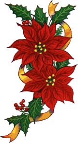 Christmas flowers graphics