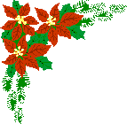 Christmas flowers graphics