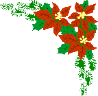 Christmas flowers graphics