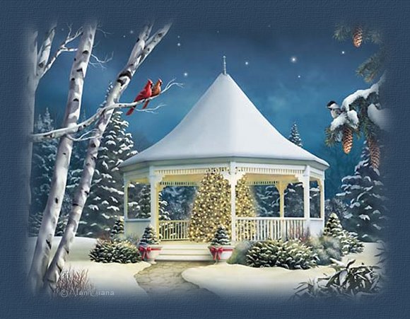 Christmas house graphics