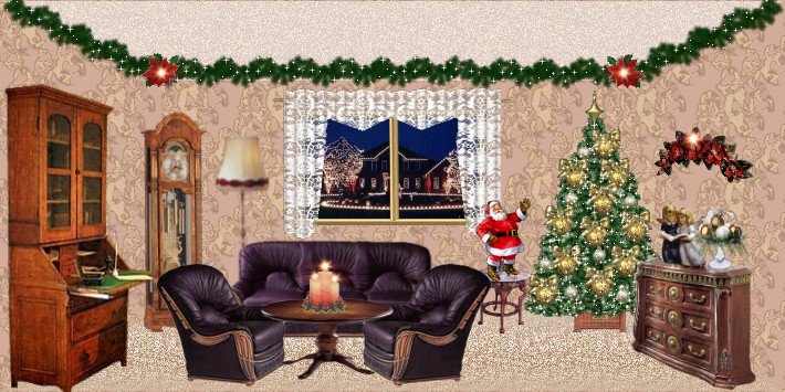 Christmas house graphics