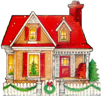 Christmas house graphics