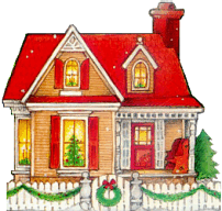 Christmas house graphics