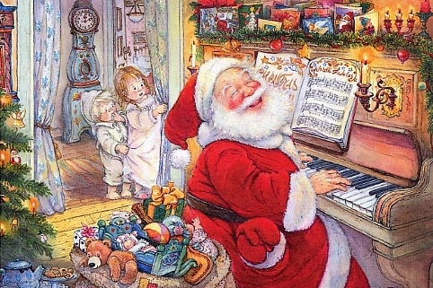Christmas santas graphics