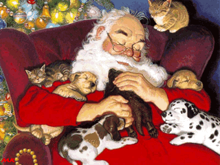 Christmas santas graphics