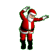 Christmas santas graphics