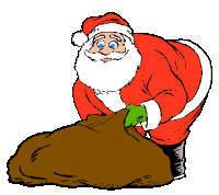 Christmas santas graphics