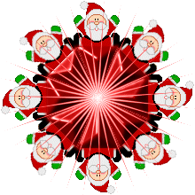 Christmas santas graphics