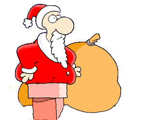 Christmas santas graphics