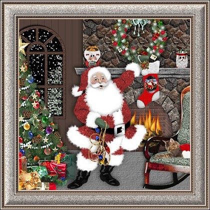Christmas santas graphics
