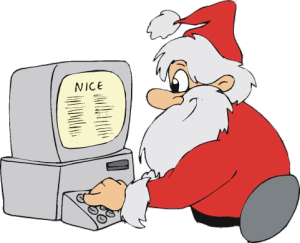 Christmas santas graphics