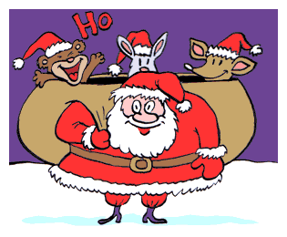 Christmas santas graphics