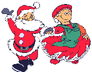 Christmas santas graphics