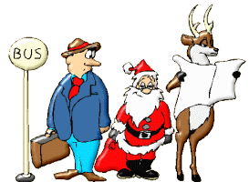 Christmas santas graphics
