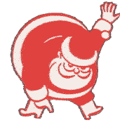 Christmas santas graphics