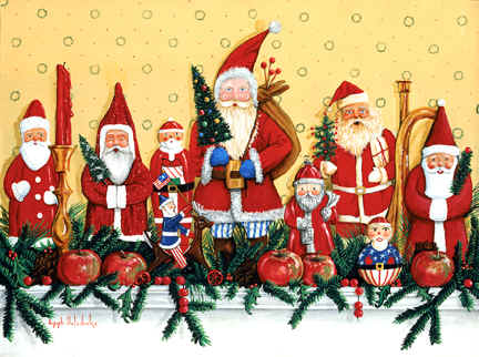 Christmas santas graphics