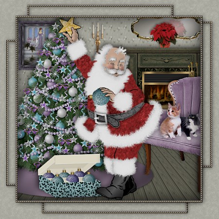 Christmas santas graphics