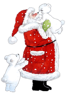 Christmas santas graphics