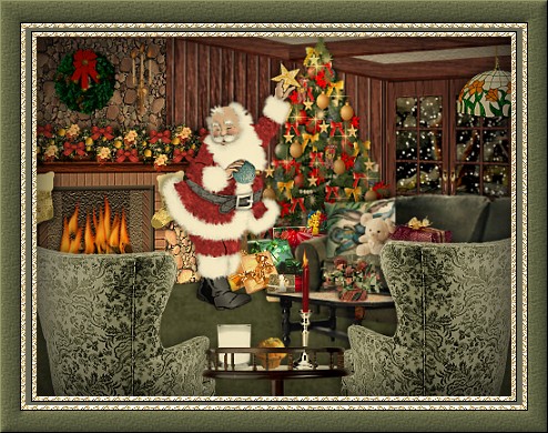 Christmas santas graphics